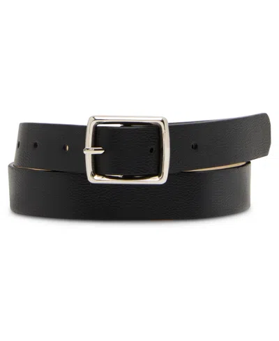 Steve Madden Women's 2 Piece Smooth And Textured Belts In Multi