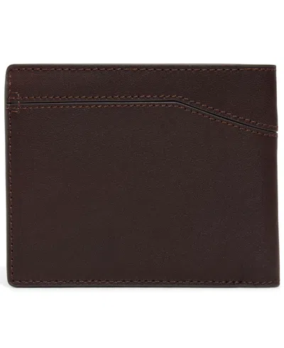 Brooks Brothers Men's Cayman Bi-fold Wallet In Brown