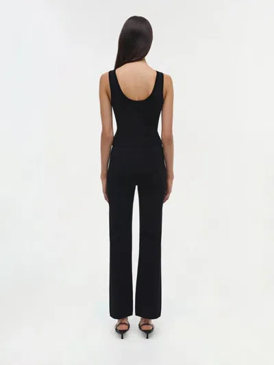 Simkhai Ashlon Knit Trousers In Black