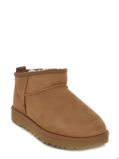 Ugg "classic Ultra Mini" Boots In Brown
