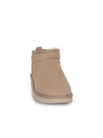 Ugg Boots  "classic Ultra Mini" In Neutral