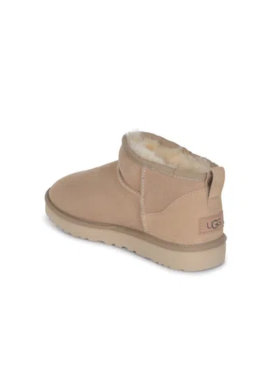 Ugg Boots  "classic Ultra Mini" In Neutral