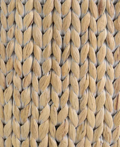 Macy's Furniture Sirena 40" Woven Side Chair In Sand