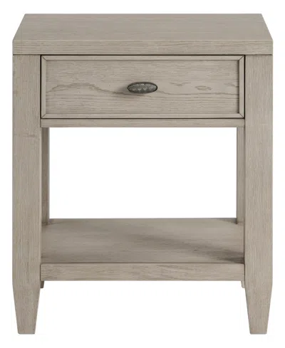 Macy's Furniture Sirena Drawer Storage Nightstand In Sand