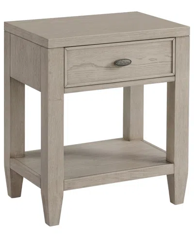 Macy's Furniture Sirena Drawer Storage Nightstand In Sand