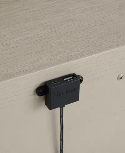 Macy's Furniture Sirena Drawer Storage Nightstand In Sand