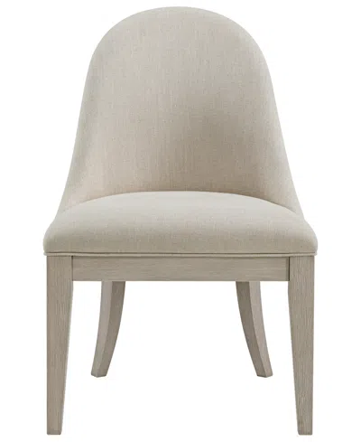 Macy's Furniture Sirena 5-pc. Set Round Dining Table And 4 Woven Side Chairs In Sand