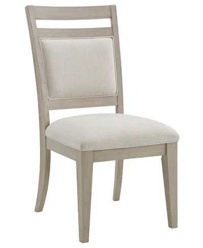 Macy's Sirena 6-pc. Wood Side Chair Set In Sand