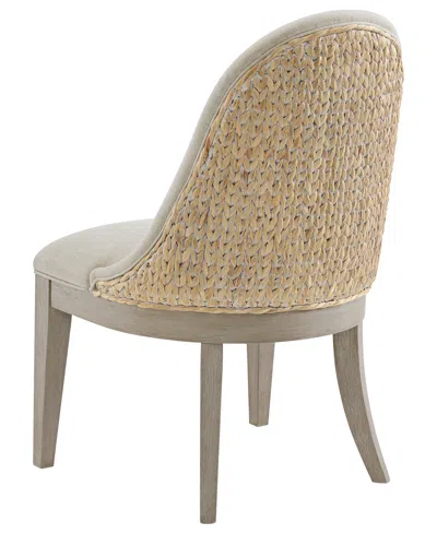Macy's Sirena 4-pc. Woven Side Chair Set In Sand