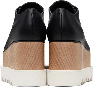 Stella Mccartney Black Elyse Platform Derbys In Black