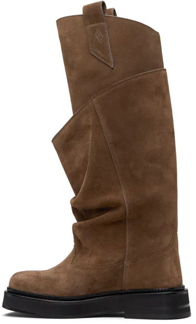 Attico Passeggiata Suede Leather Boots
