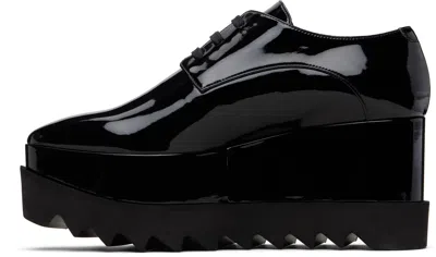 Stella Mccartney Black Limited Edition Elyse Monochrome Platform Derbys In Black