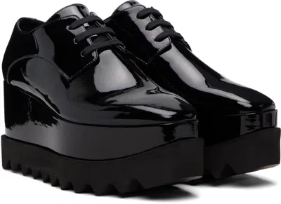 Stella Mccartney Black Limited Edition Elyse Monochrome Platform Derbys In Black