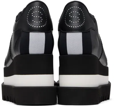Stella Mccartney Black Sneak-elyse Platform Sneakers In Black