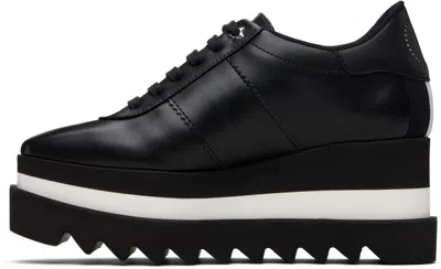 Stella Mccartney Black Sneak-elyse Platform Sneakers In Black