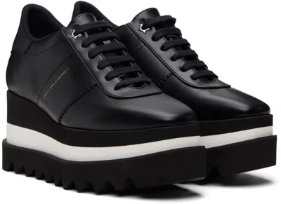 Stella Mccartney Black Sneak-elyse Platform Sneakers In Black