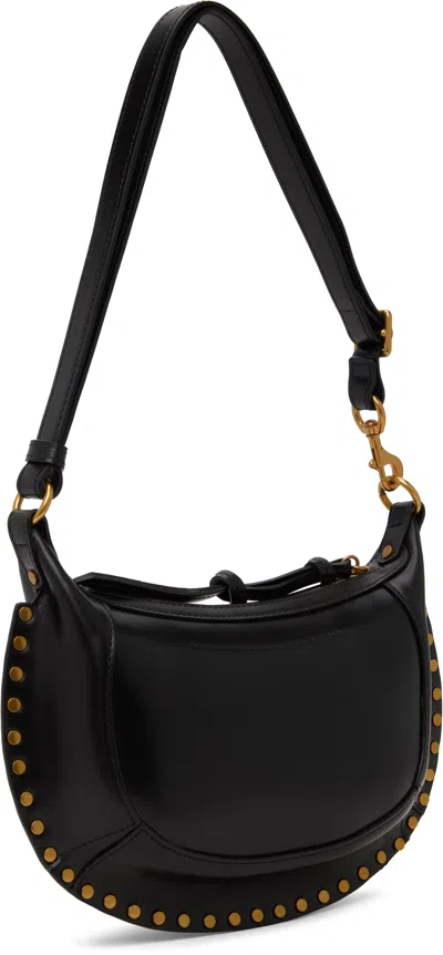 Isabel Marant Marant Oskan Moon Shoulder Bag With Studs In Black