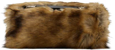 Toga Brown Hand Faux-fur Bag