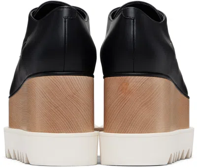 Stella Mccartney Black Elyse Platform Derbys In Black
