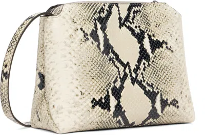 Khaite Off-white & Black Lina Crossbody Bag In Neutral