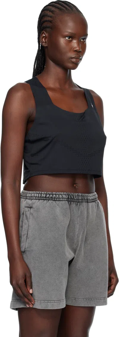 Nike Black Dri-fit Adv Aeroswift Sport Top In Blue