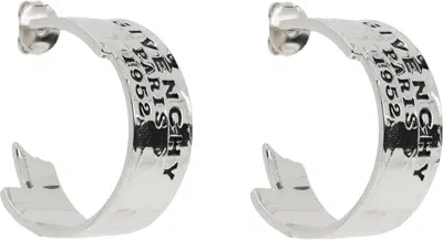 Givenchy Tape Earrings In Metallic