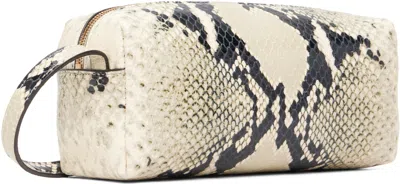 Khaite Off-white & Black Mini Kye Crossbody Bag In Neutral