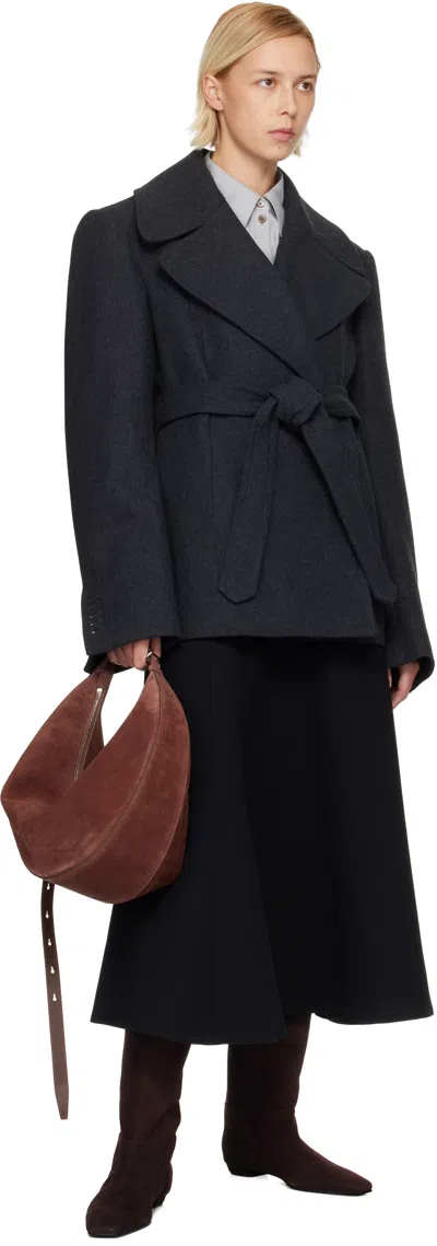 Proenza Schouler Brown Slide Soft Suede Bag In Brown