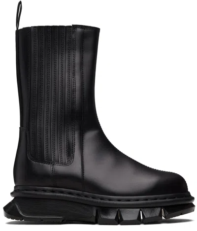 Dr. Martens Black 14xx Qubist Chelsea Boots In Black