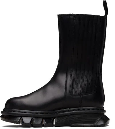 Dr. Martens Black 14xx Qubist Chelsea Boots In Black