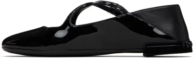 Jimmy Choo Black Eleri Ballerina Flats In Black