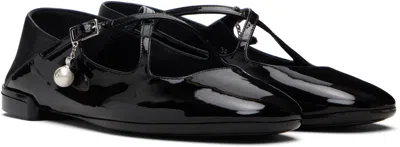 Jimmy Choo Black Eleri Ballerina Flats In Black