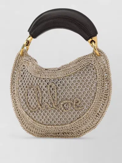 Chloé Mini Summer Banana Handbag With Woven Texture