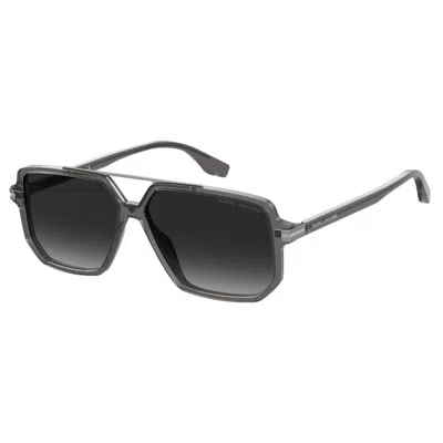 Marc Jacobs Dark Grey Shaded Navigator Men's Sunglasses Marc 417/s 0kb7/9o 58