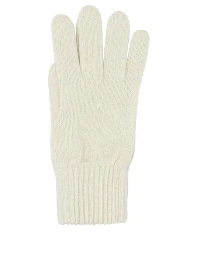 Vietti Merchandise Gloves In Cashmere In White