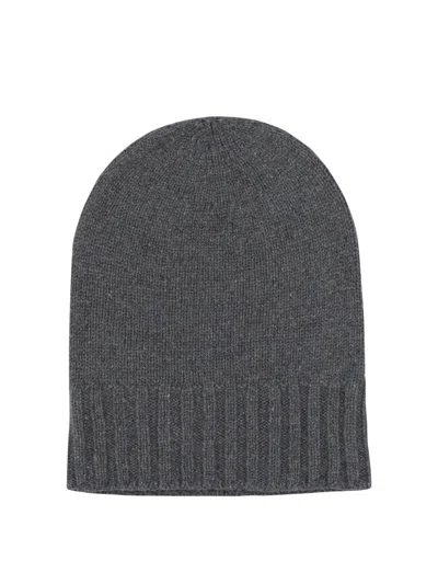 Vietti Merchandise Cashmere Beanie In Gray