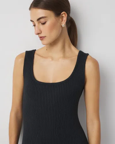 White House Black Market Petite Convertible Sweater Dress In Green