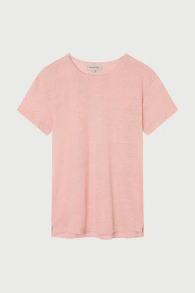Lee Mathews Tilly Linen Jersey Tee In Neutral
