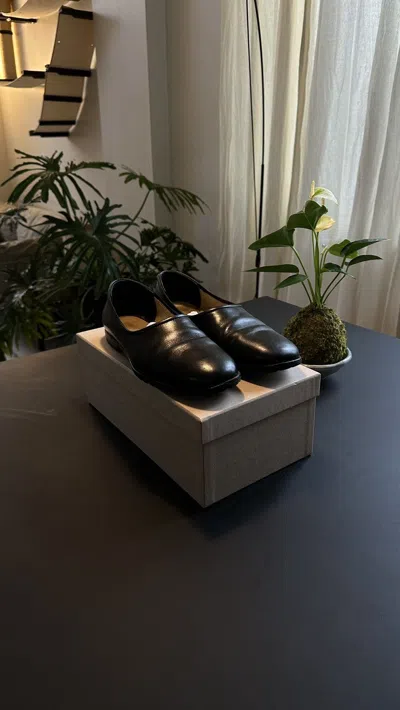 Pre-owned Lemaire Soft Slippers / Ballerinas In Black