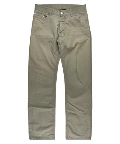Pre-owned Helmut Lang Ss99  Vintage Cotton 5 Pocket Jeans Tan Pants In Sand