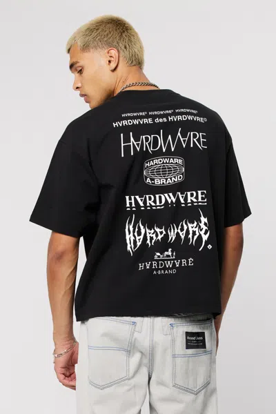 Abrand Hardware Brand Tee In Black