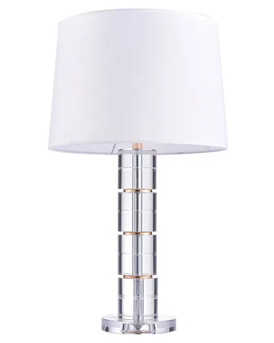 Pasargad Home Regal Catalina White Table Lamp In White