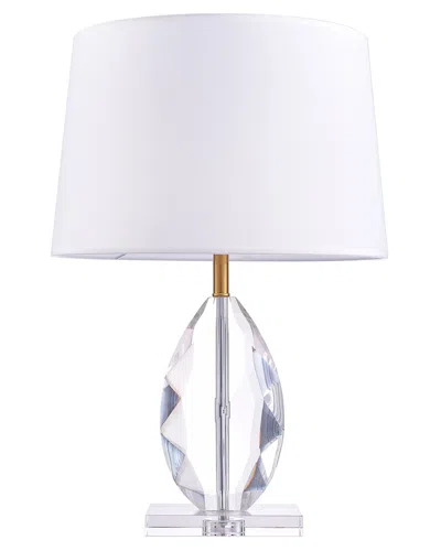 Pasargad Home Regal Lauren White Table Lamp In White