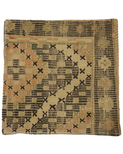 Pasargad Home Vintage Turkish Kilim Wool Pillow Case In Multi