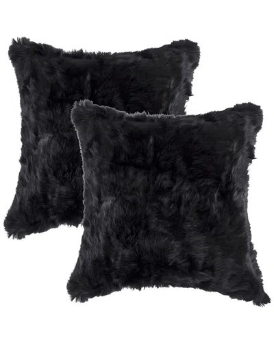 Lifestyle Brands 2pk Pillows In Black