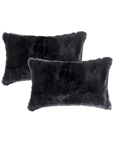 Lifestyle Brands 2pk Pillows In Black