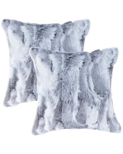 Lifestyle Brands 2pk Pillows In White