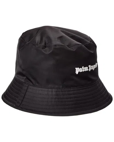 Palm Angels Classic Logo Bucket Hat In Black
