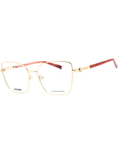Missoni Women's Mis 0181 56mm Optical Frames In Gold