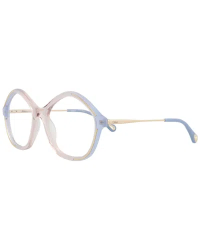 Chloé 52mm Round Optical Glasses In Multi